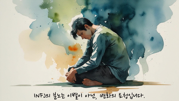 INFJ의 분노는 이별이 아닌 변화의 요청입니다에 관한 그림
