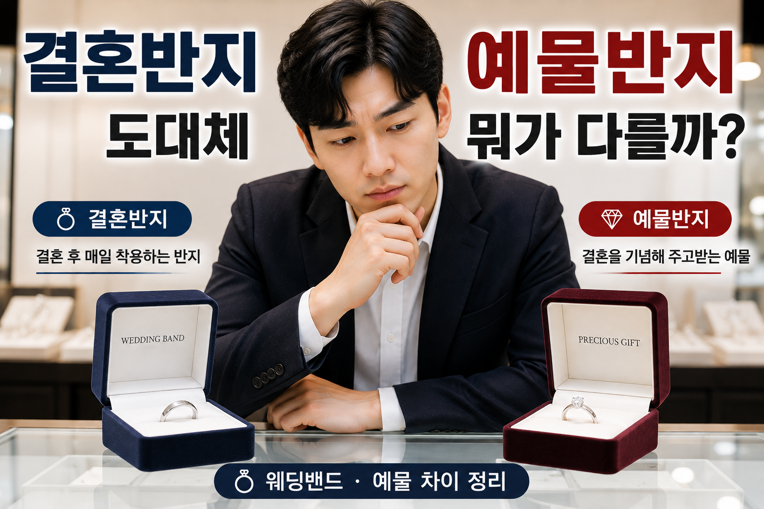 결혼반지 vs 예물반지 도대체 뭐가 다를까?