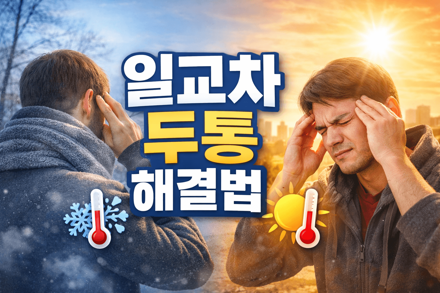 일교차 두통 해결법|환절기 머리 아플 때 반드시 알아야 할 건강 관리 방법