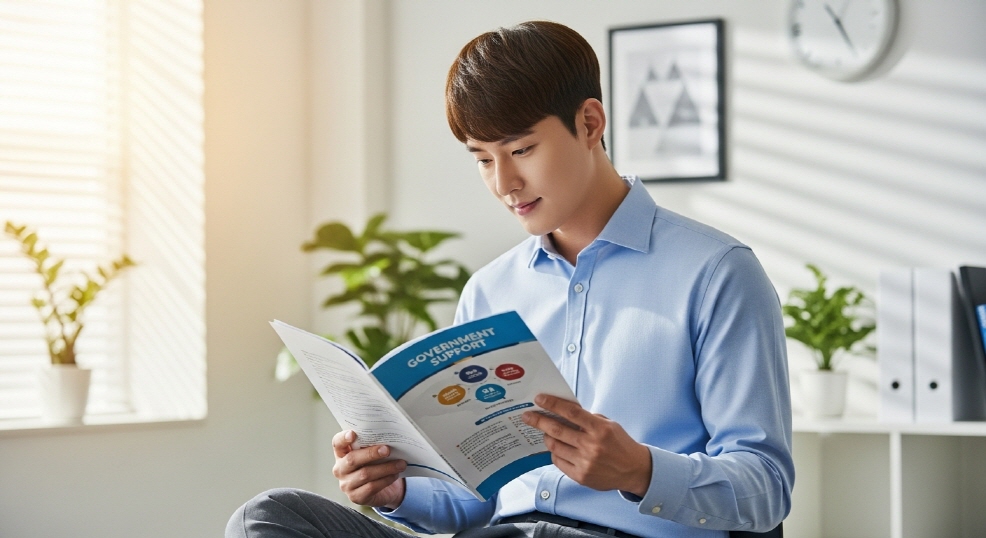 정부 크레딧 정책을 확인하는 사업자
