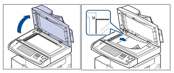 복합기 팩스 SCV-6555N 보내는 방법