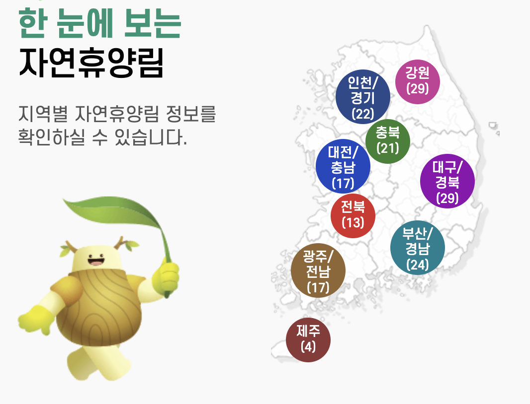 국립자연휴양림 예약 방법 및 할인 방법