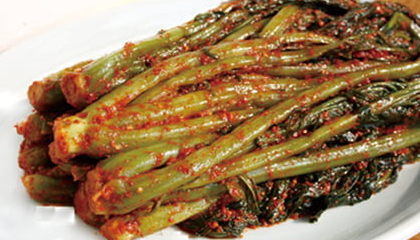 종말이 여수 갓김치