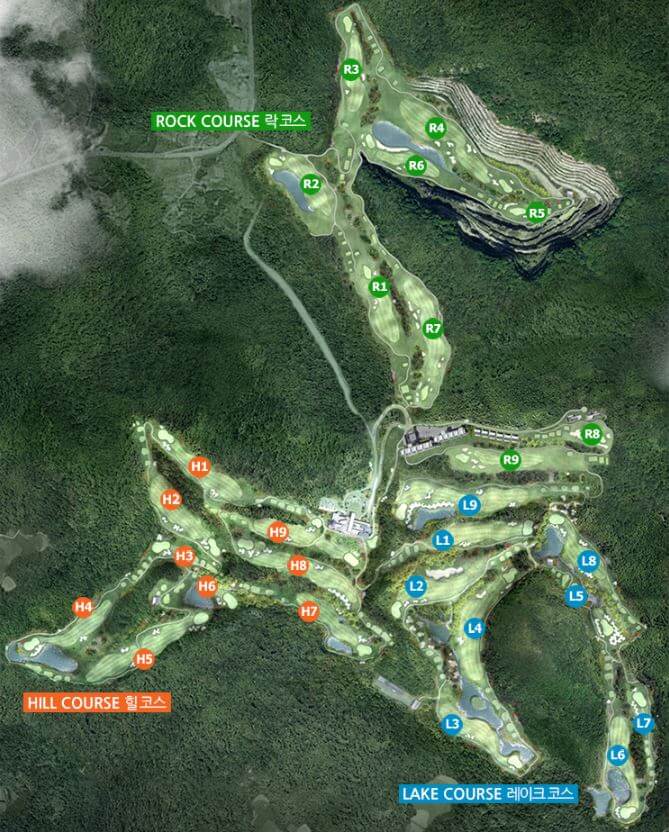 아름다운CC 코스