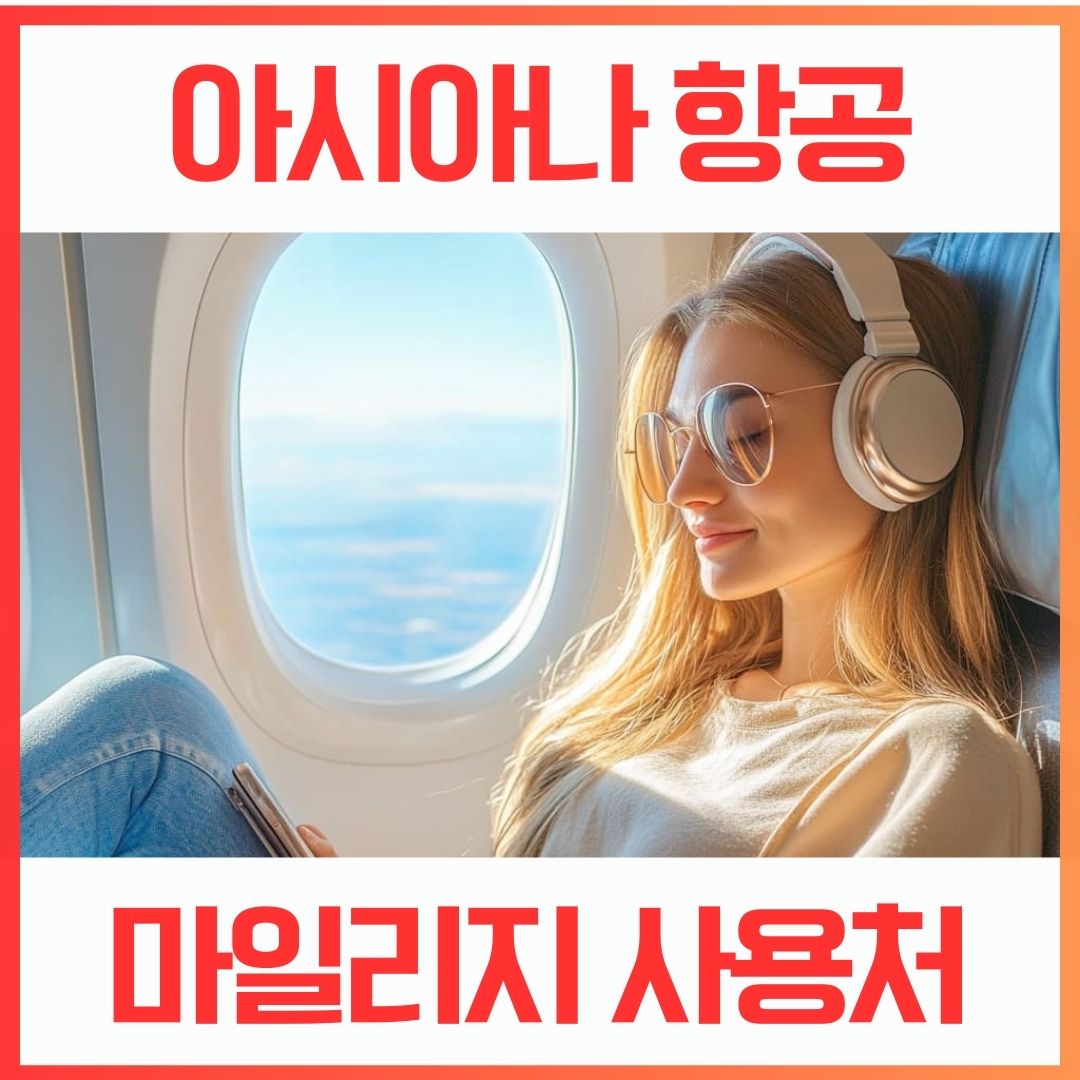 아시아나항공 마일리지 사용처