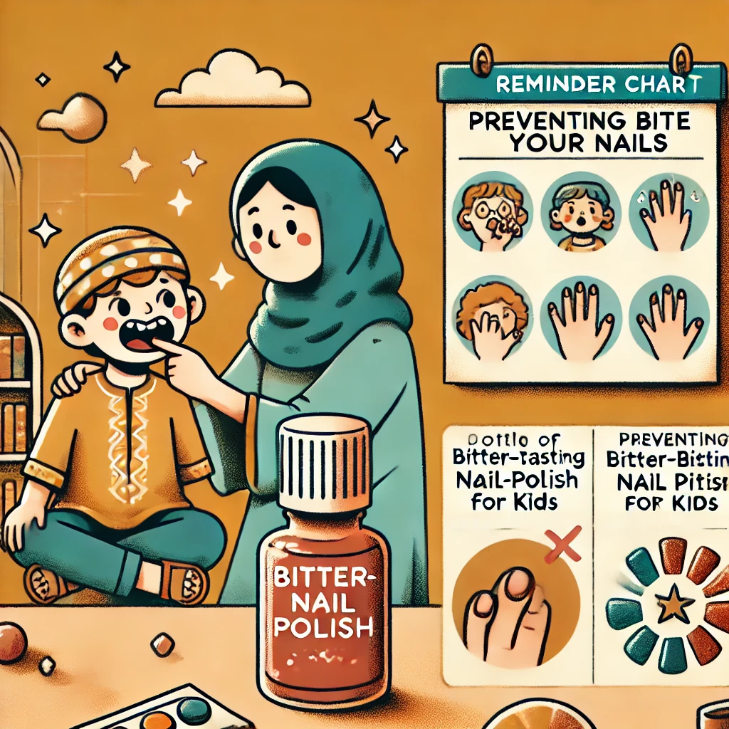 손톱물어뜯는방지