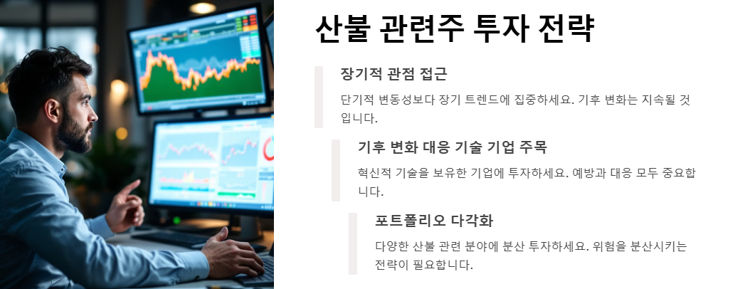 산불 관련주,수혜주,대장주 분석 및 투자 전략