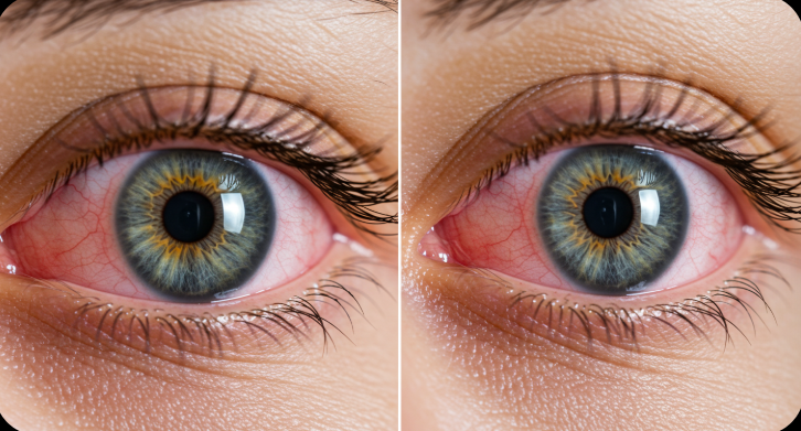 알러지성 결막염 유형 비교 이미지