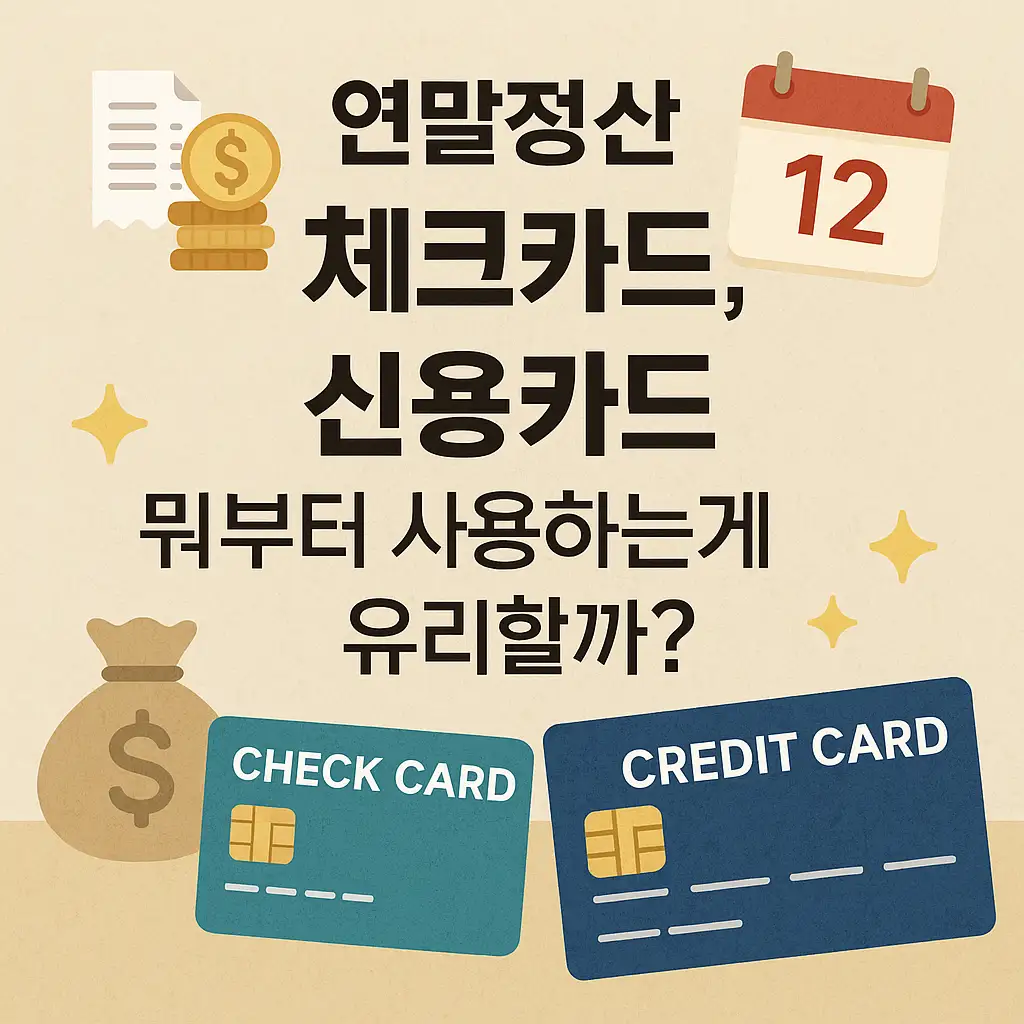 매년 놓치는 연말정산 카드 공제의 충격적인 진실