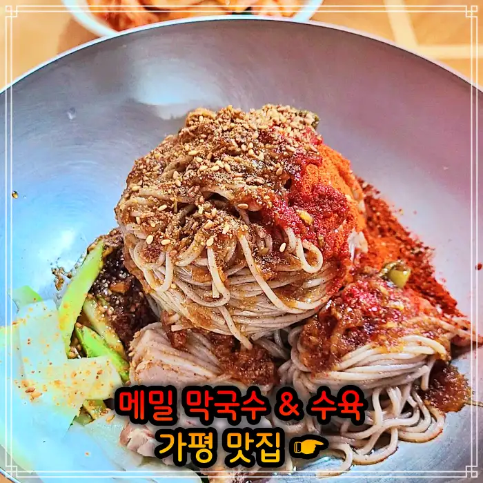 경기 가평 맛집 수도권 최고의 막국수