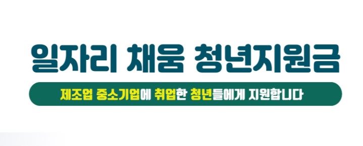 일자리 채움 청년지원금