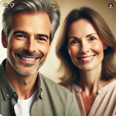 중년 남녀 사진