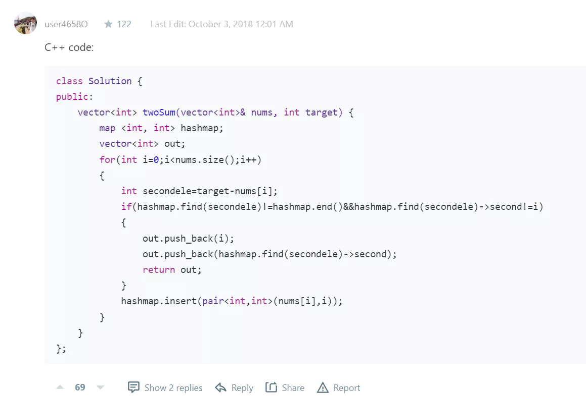 leetcode-two-sum-문제-솔루션-코드