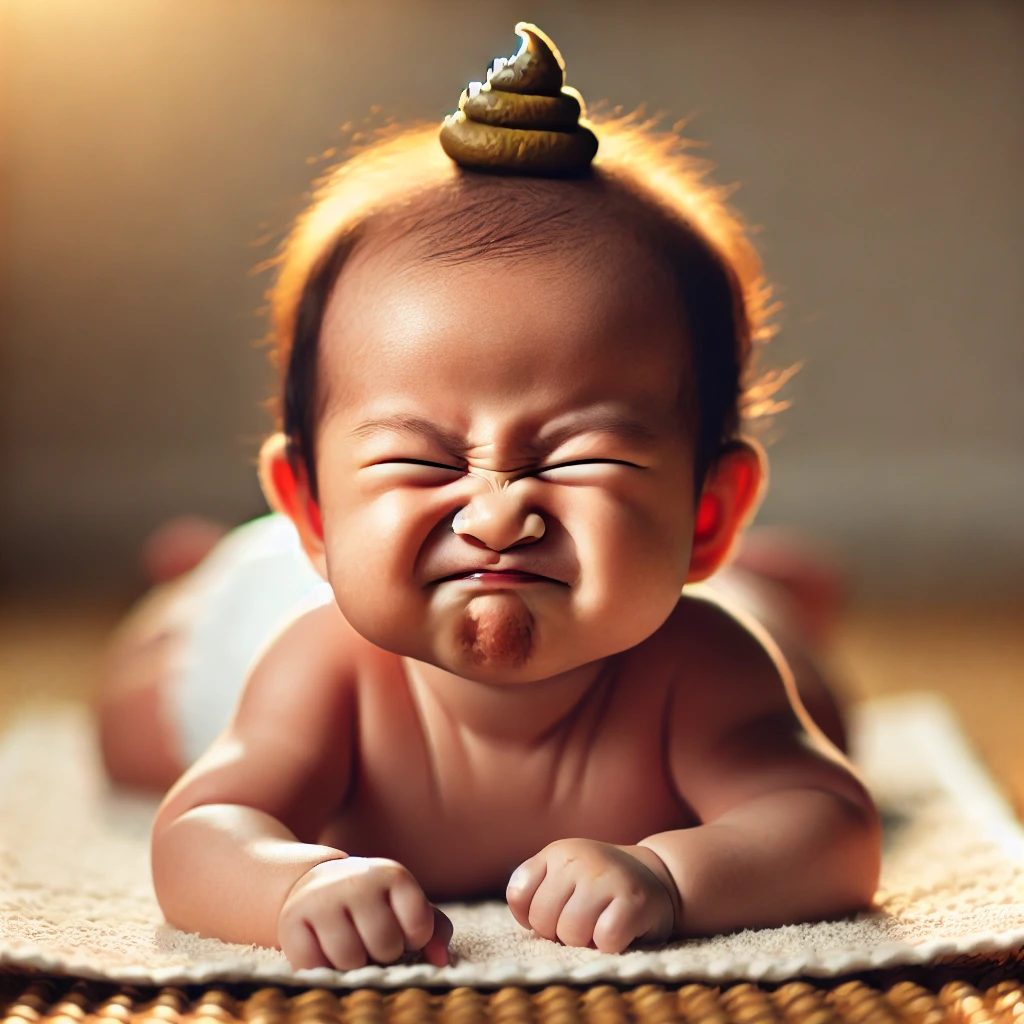 아기 설사와 변비사진