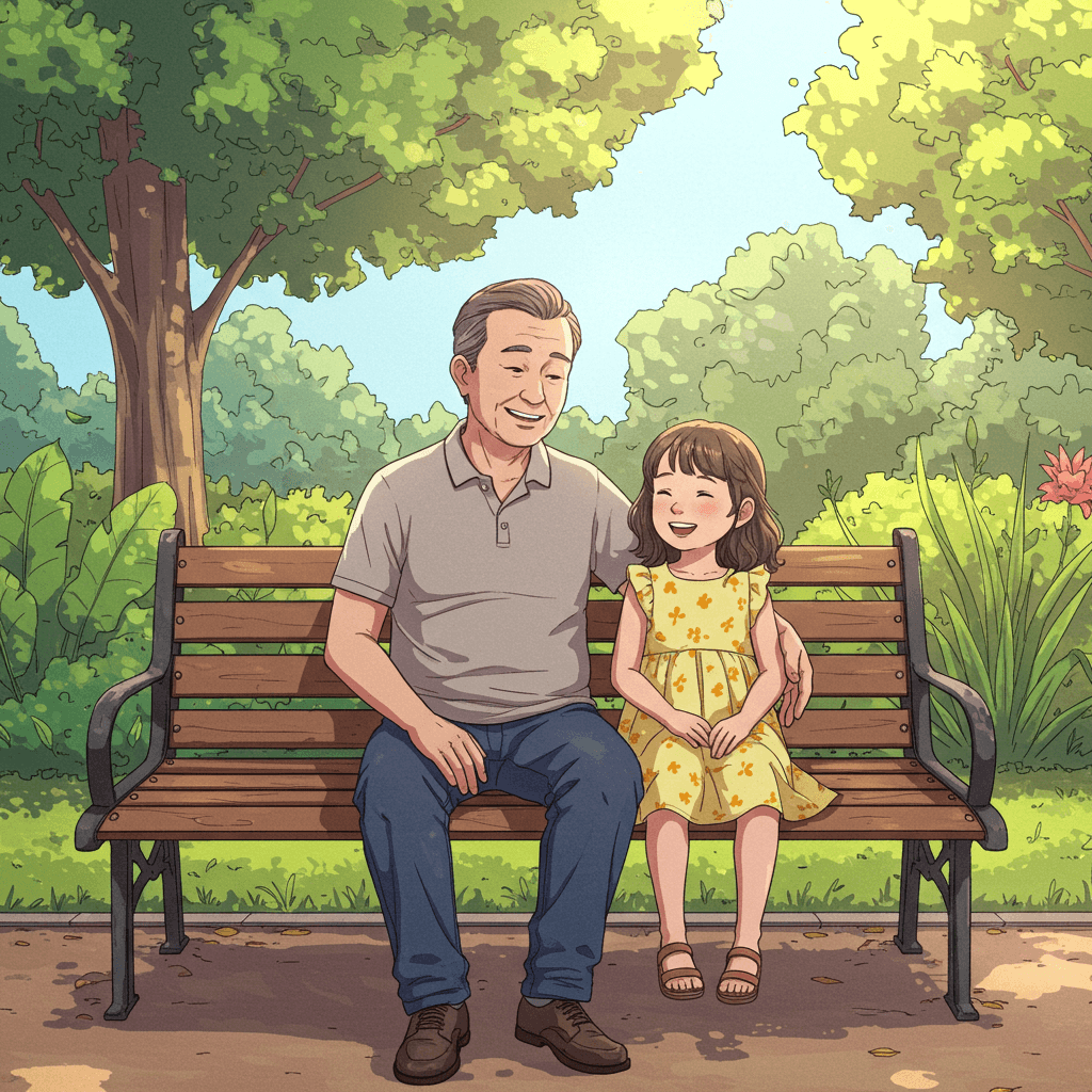 60세 할아버지와 손녀