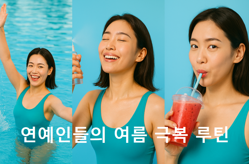 연예인들의 여름 극복 루틴