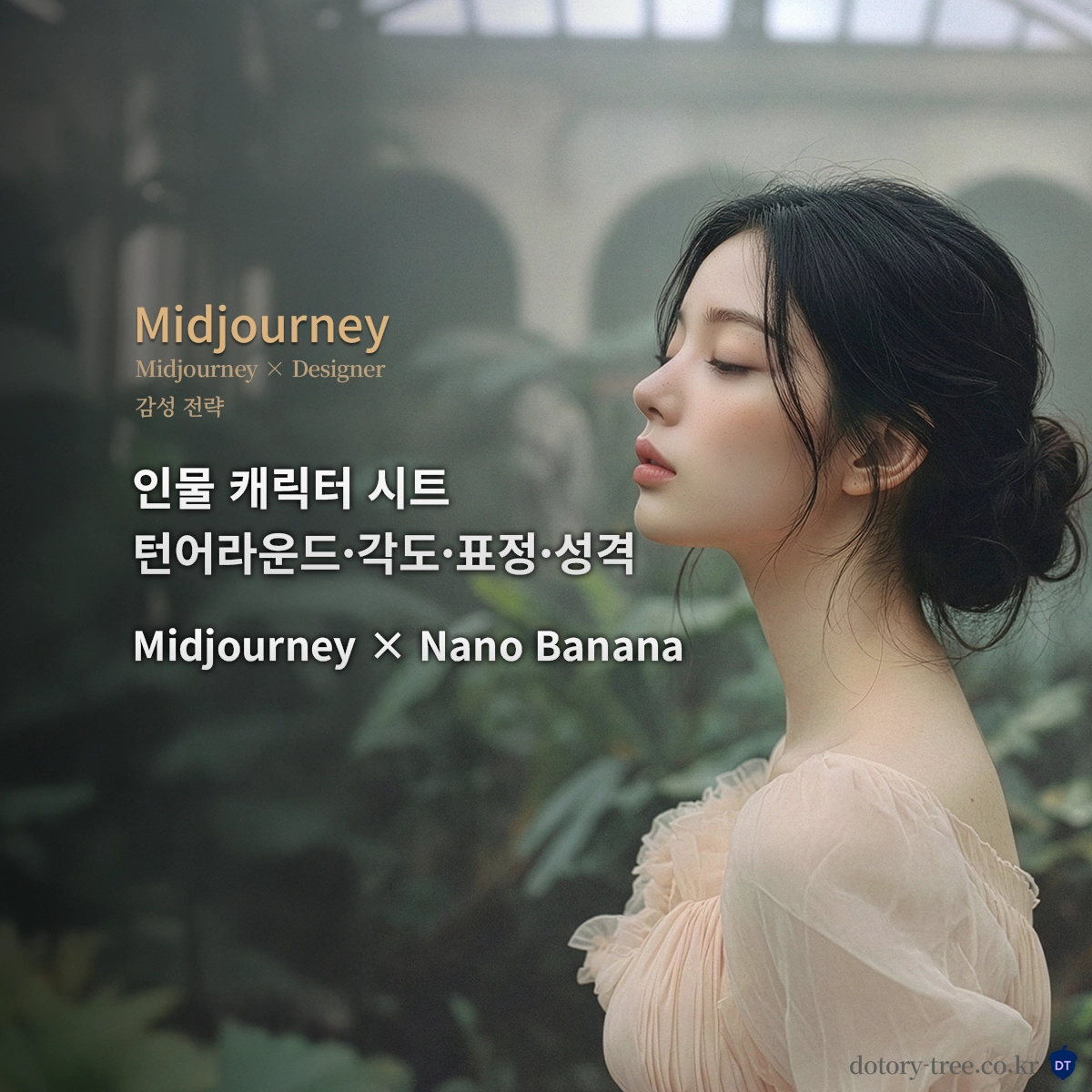 미드저니와 나노 바나나를 활용해 인물의 턴어라운드, 각도, 정서, 성격을 구조적으로 설계한 캐릭터 시트 실험 기록 썸네일_Midjourney & Nano Banana