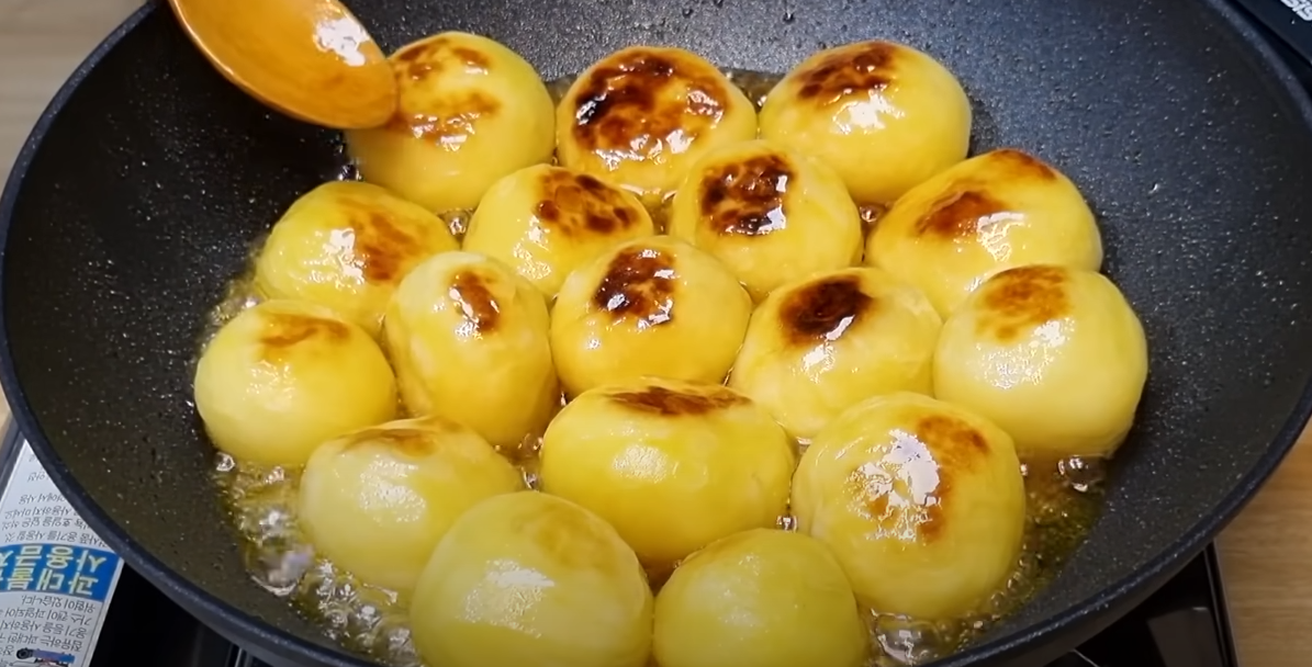 알감자 버터구이 만드는 법 휴게소 감자 만들기