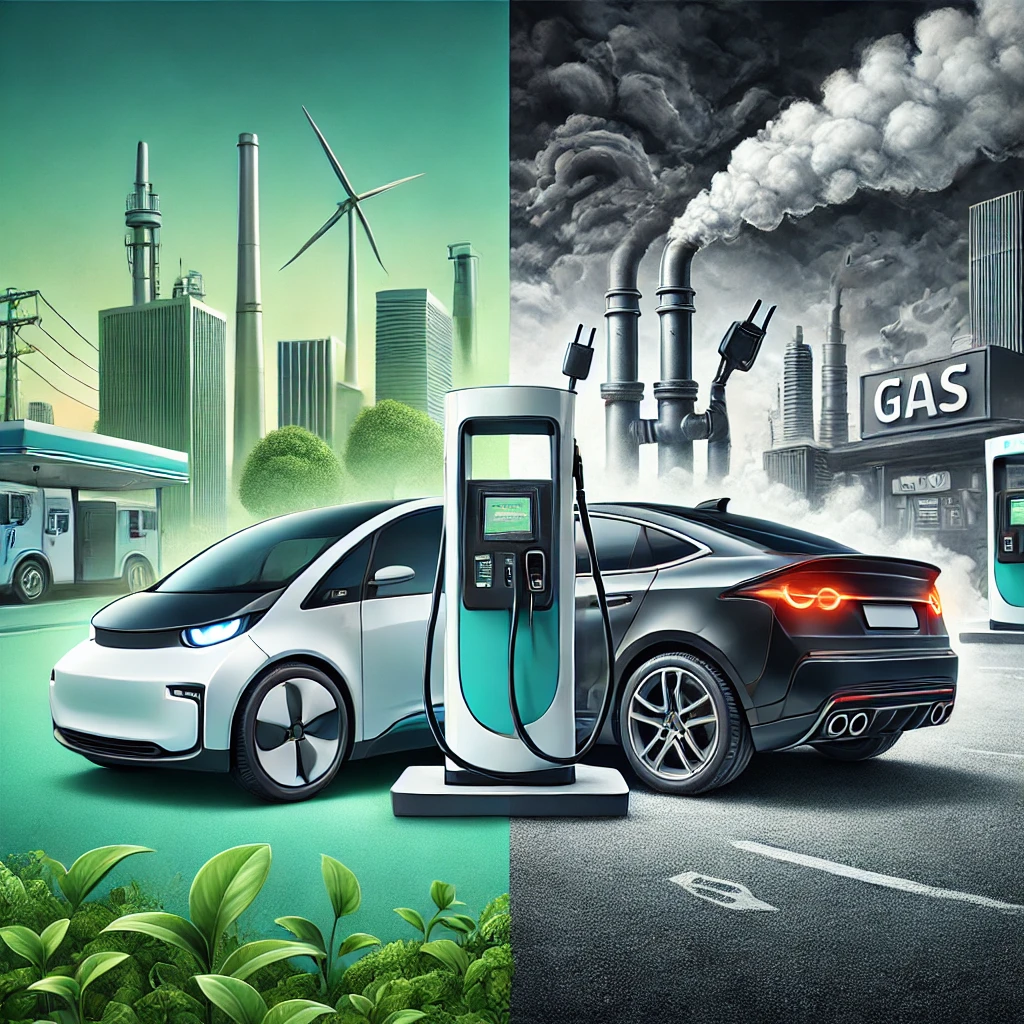 전기차와 내연기관차