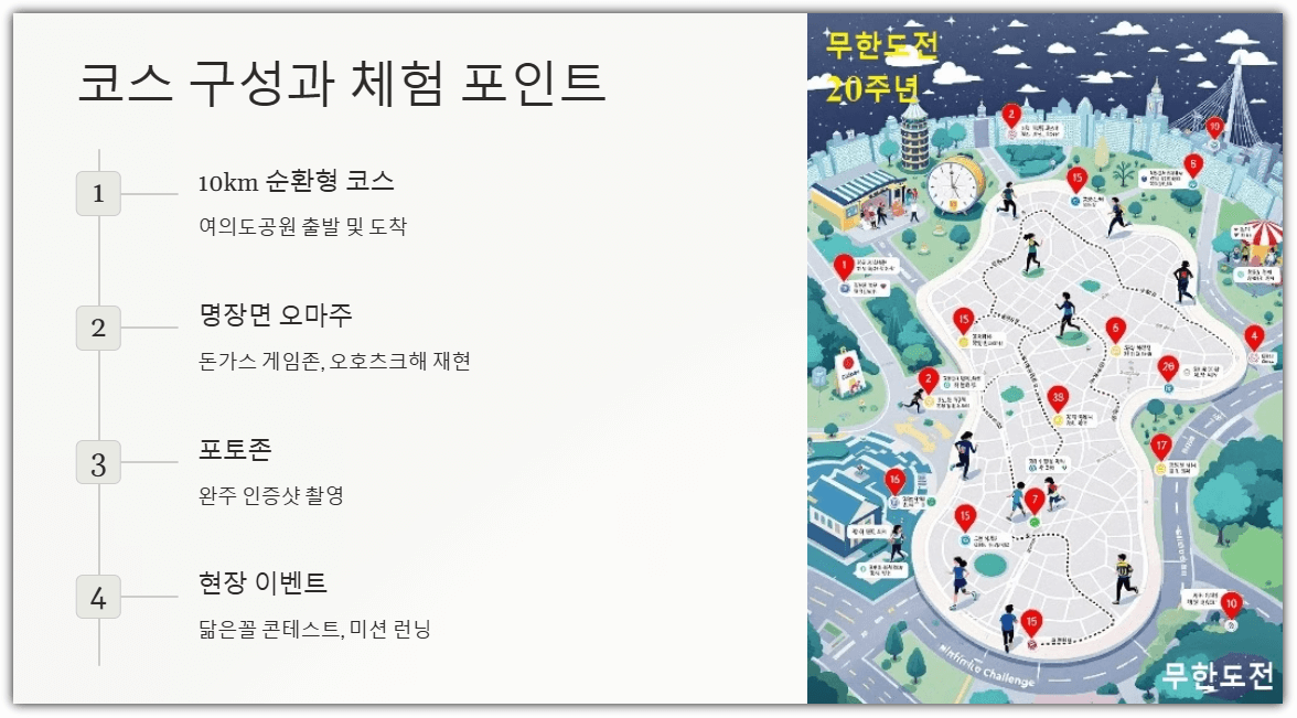 코스 구성과 체험 포인트