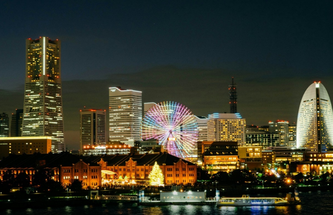 요코하마 야경 사진