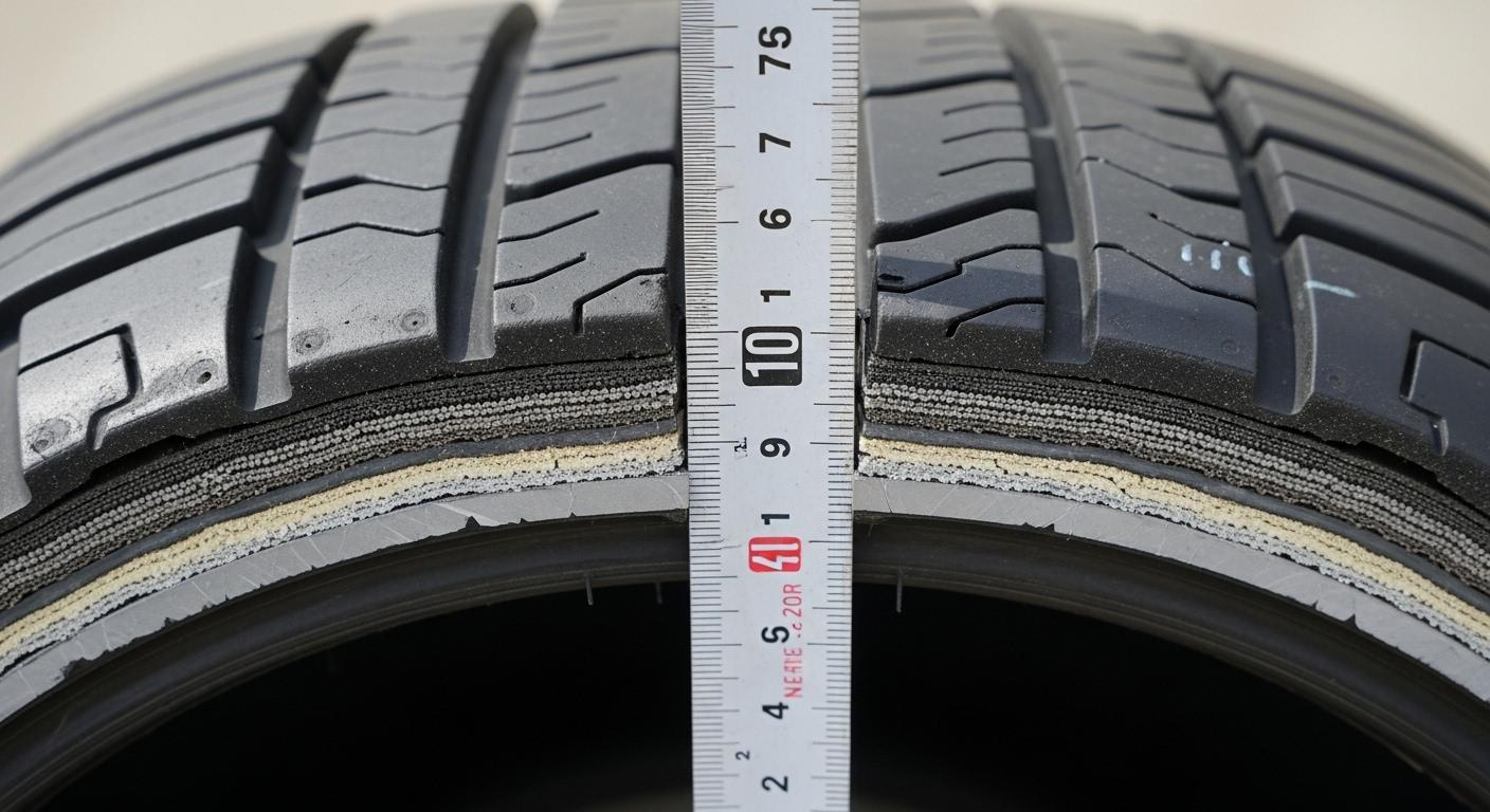 자동차 타이어 두께