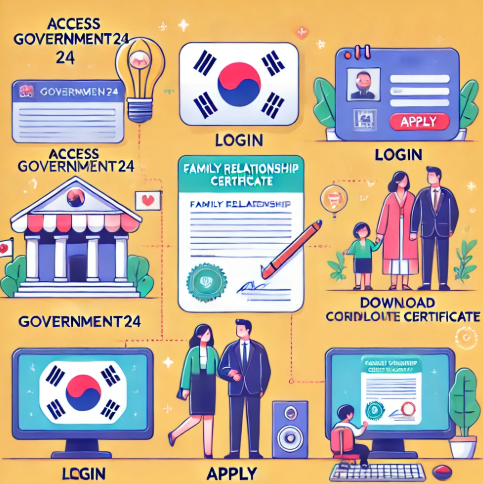 가족관계증명서 핸드폰발급 쉽게 하는법