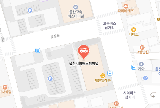 울산시외버스터미널 위치