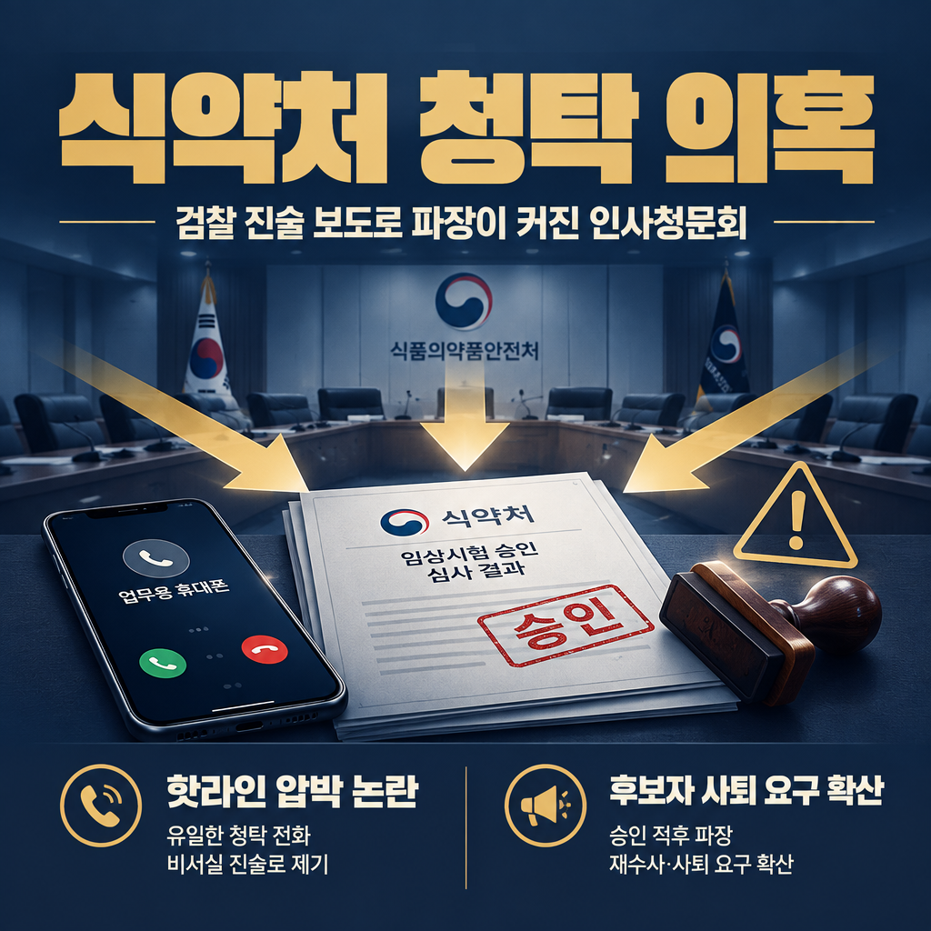 식약처 청탁 의혹
