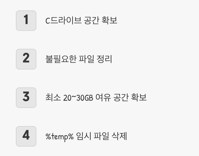 가장 빠르고 확실한 첫 번째 해결책