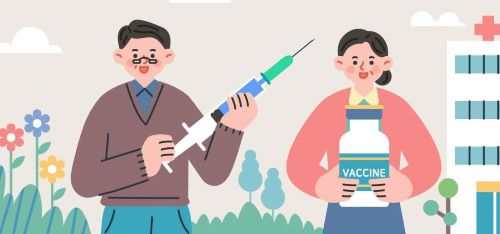 예방접종 일러스트 이미지 1