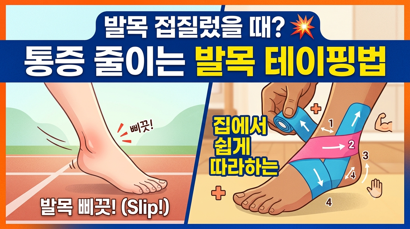 발목-테이핑