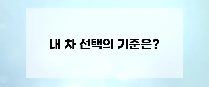 월 소득 300만 원, 어떤 차까지 탈 수 있을까?