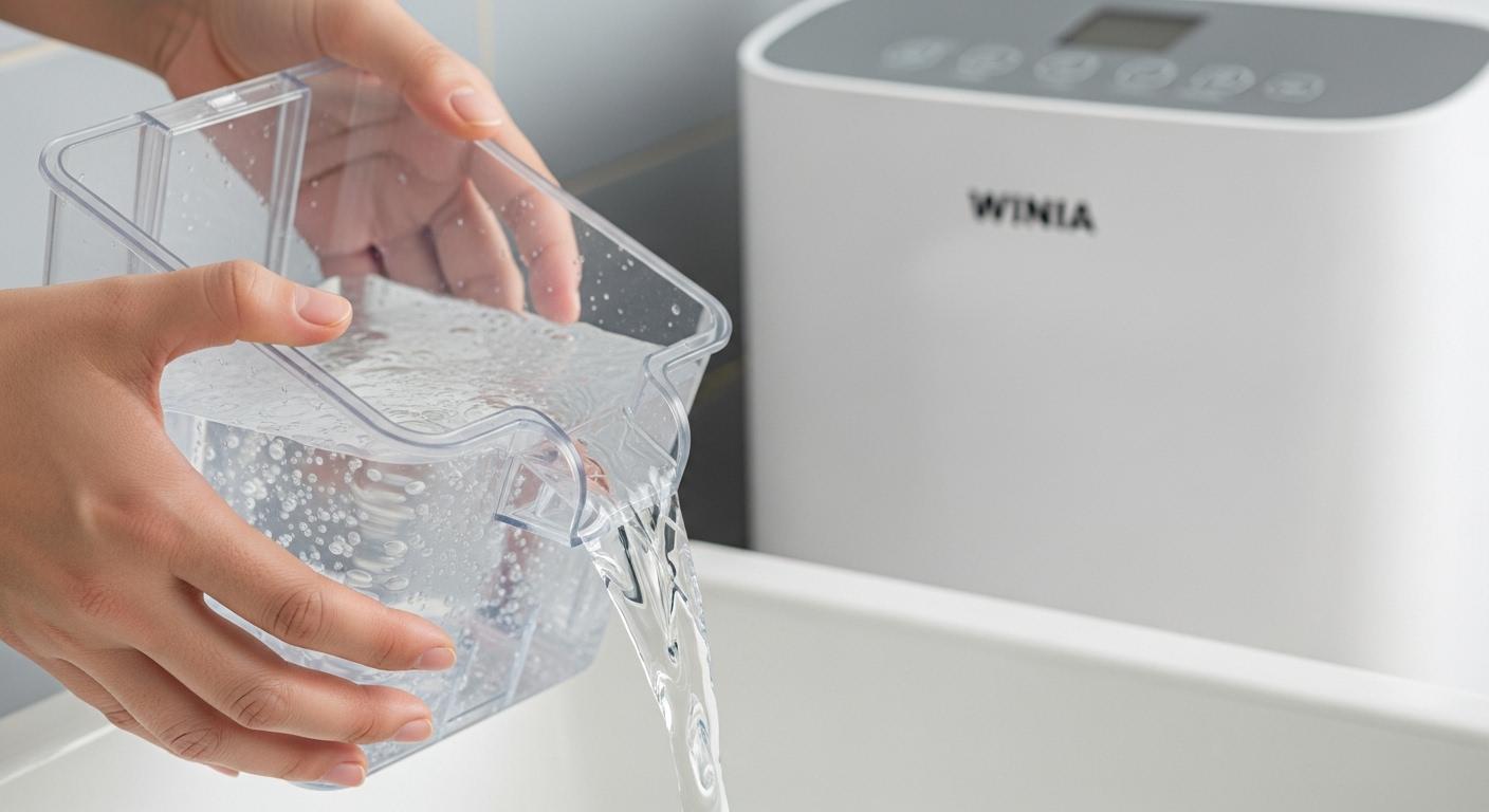 위니아 제습기 물통