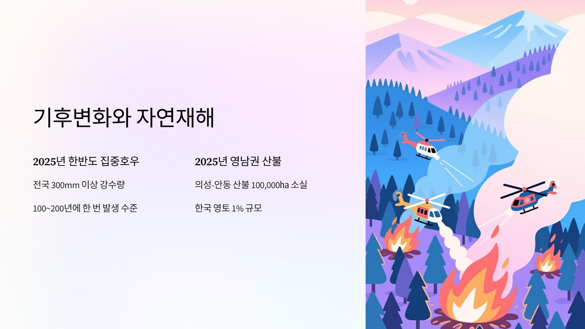 주요 자연재해 사례와 피해 현황