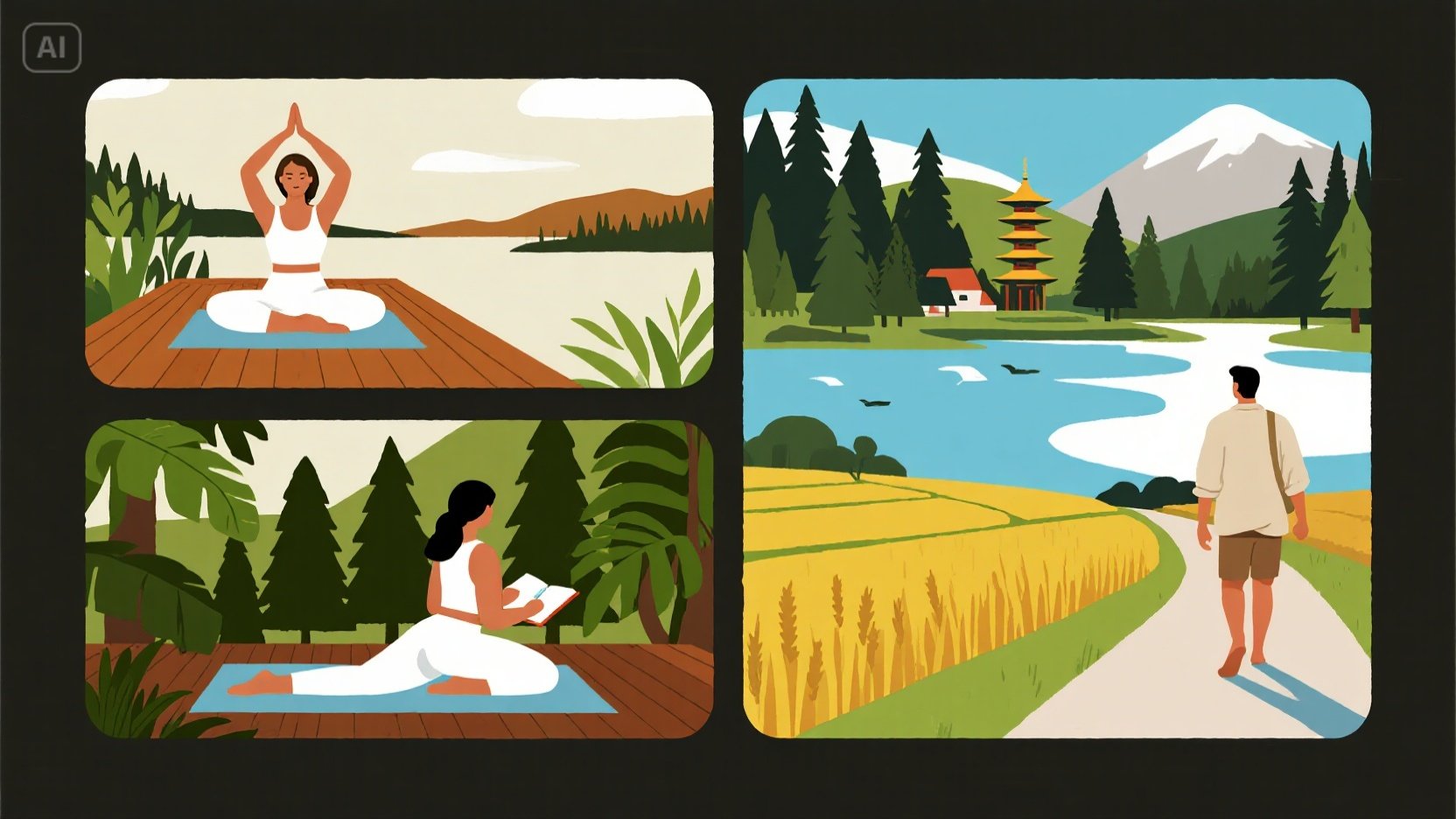 해외 마음챙김 명상 여행지 BEST 7, 내면의 평화를 찾는 힐링 여행 가이드