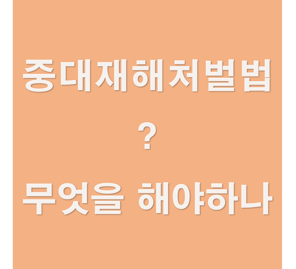 중대재해처벌법