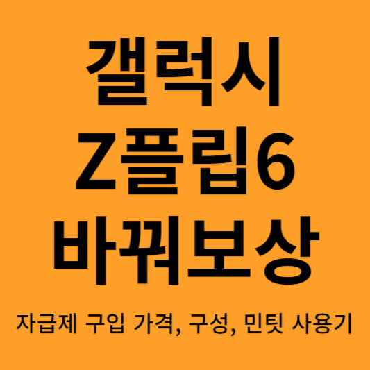 Z플립6 구입