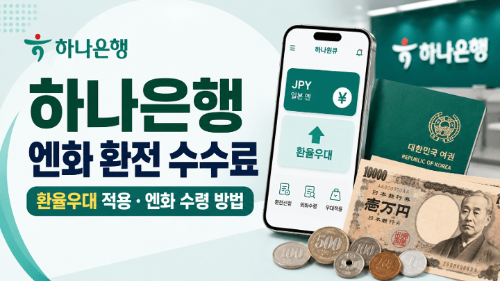 하나은행-엔화-환전-수수료-환율우대-엔화-수령