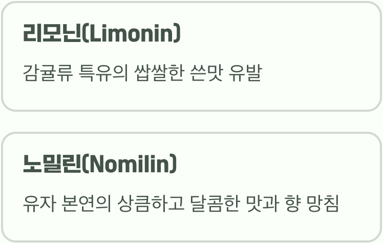 씨앗, 쓴맛과 텁텁함의 주범