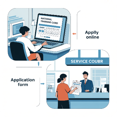 국민내일배움카드 신청방법(온라인&middot;오프라인)이미지