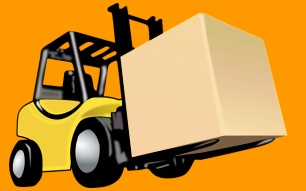 지게차 물건 운반