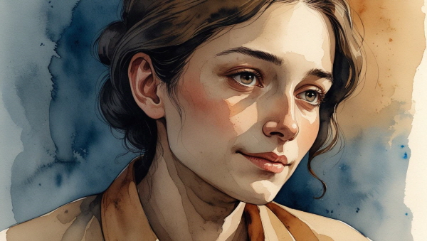 INFP는 깊은 감성과 가치 중심의 사고를 가진 유형에 관한 그림