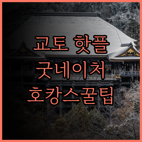 굿 네이처 호텔 교토, 인스타 핫플 