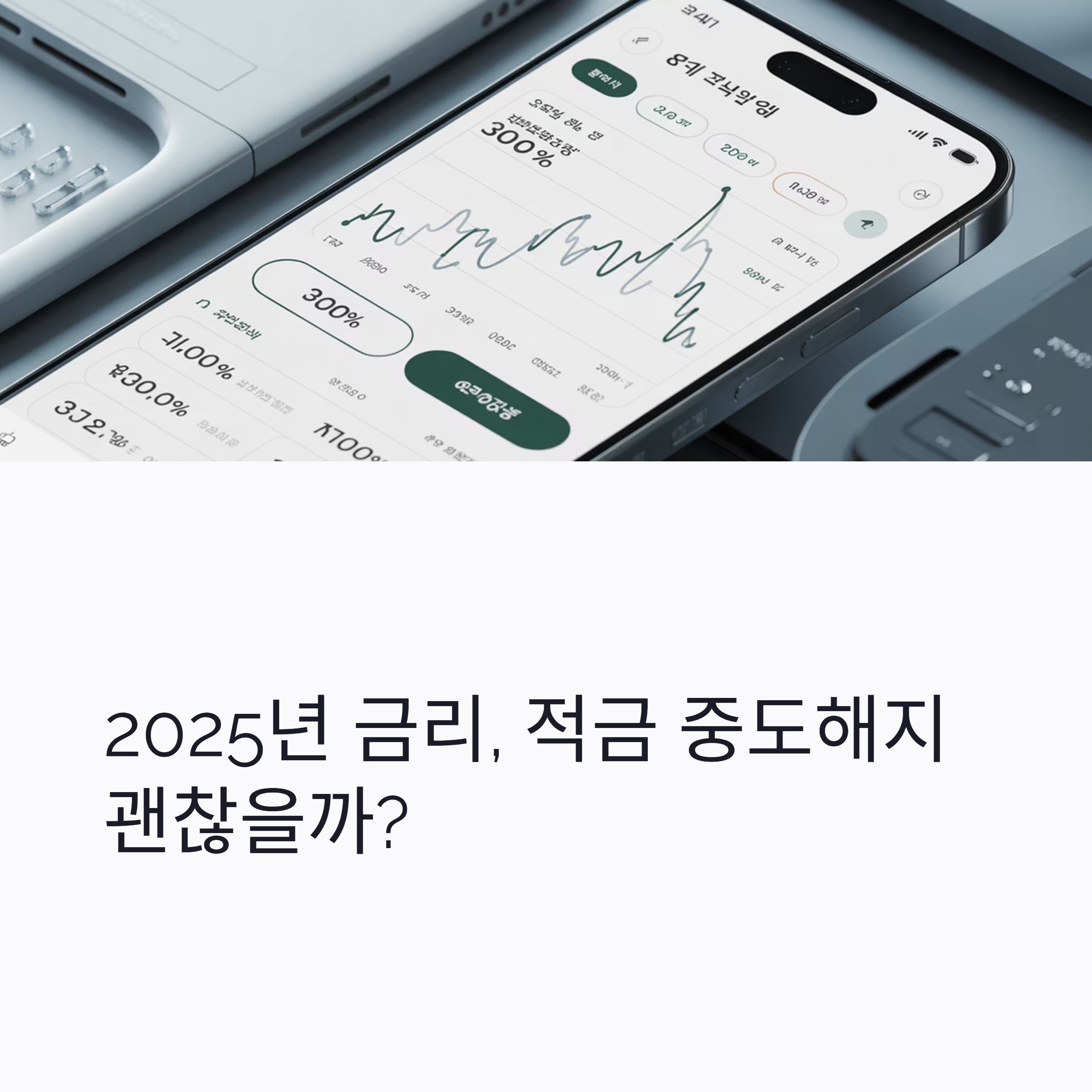 2025 하반기 금리 인상 적금 중도해지 대표이미지