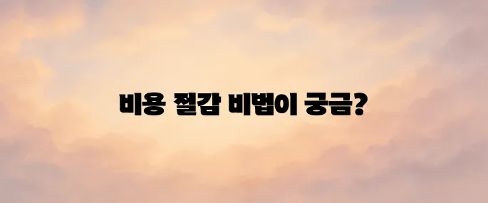 제주항공권 예약 비용 절감 방법