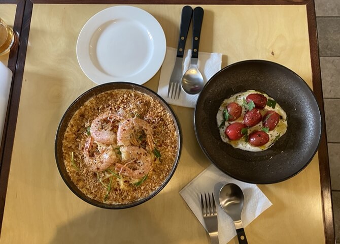  해리단길 파스타 맛집 태리식당 쉬림프 토마토 마리네이드