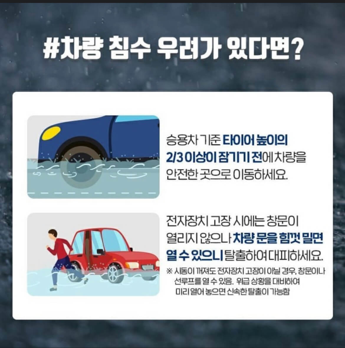 2023 장마기간, 장마 대비방법(운전, 빨래, 제습 관리)