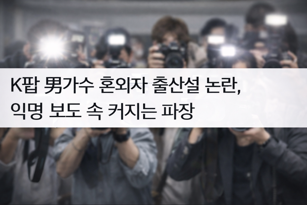 K팝 남가수 혼외자 논란, 누구길래 이 난리?