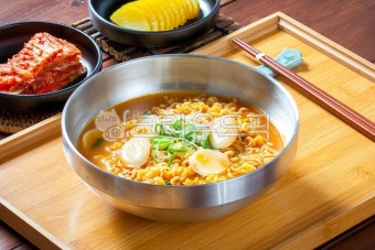 라면+김치+단무지